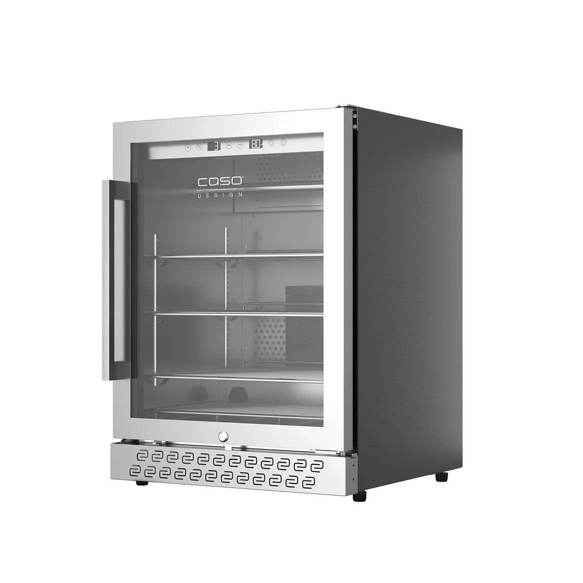Tủ ủ thịt CASO DryAged Master 125 nhìn từ góc nghiêng