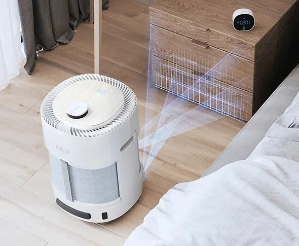 AIRBOT ANDY PRO sở hữu công nghệ TrueDetect 3D, quét không gian chính xác, tự động tránh chướng ngại vật linh hoạt.