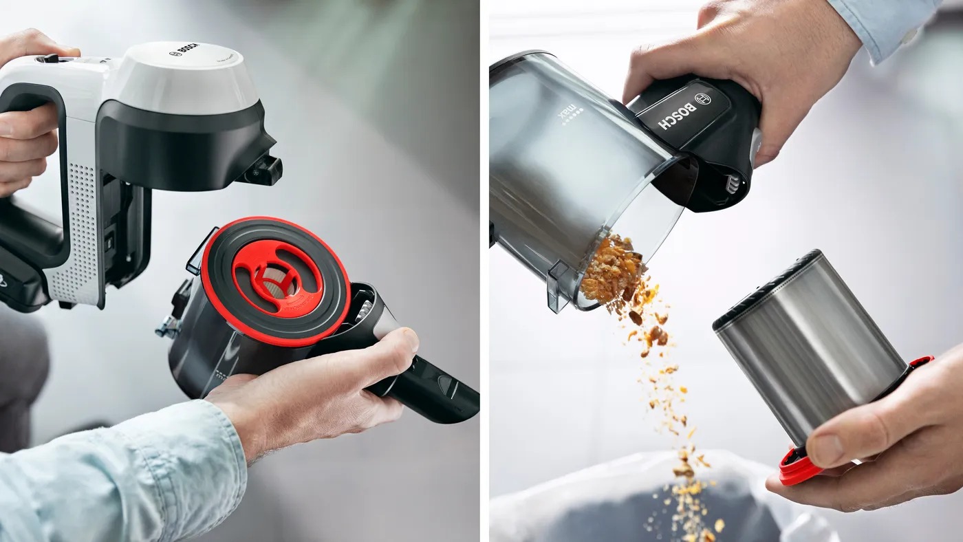 Hộp bụi 0.3L dễ tháo, vệ sinh nhanh gọn, giữ không khí luôn sạch, an toàn cho sức khỏe.