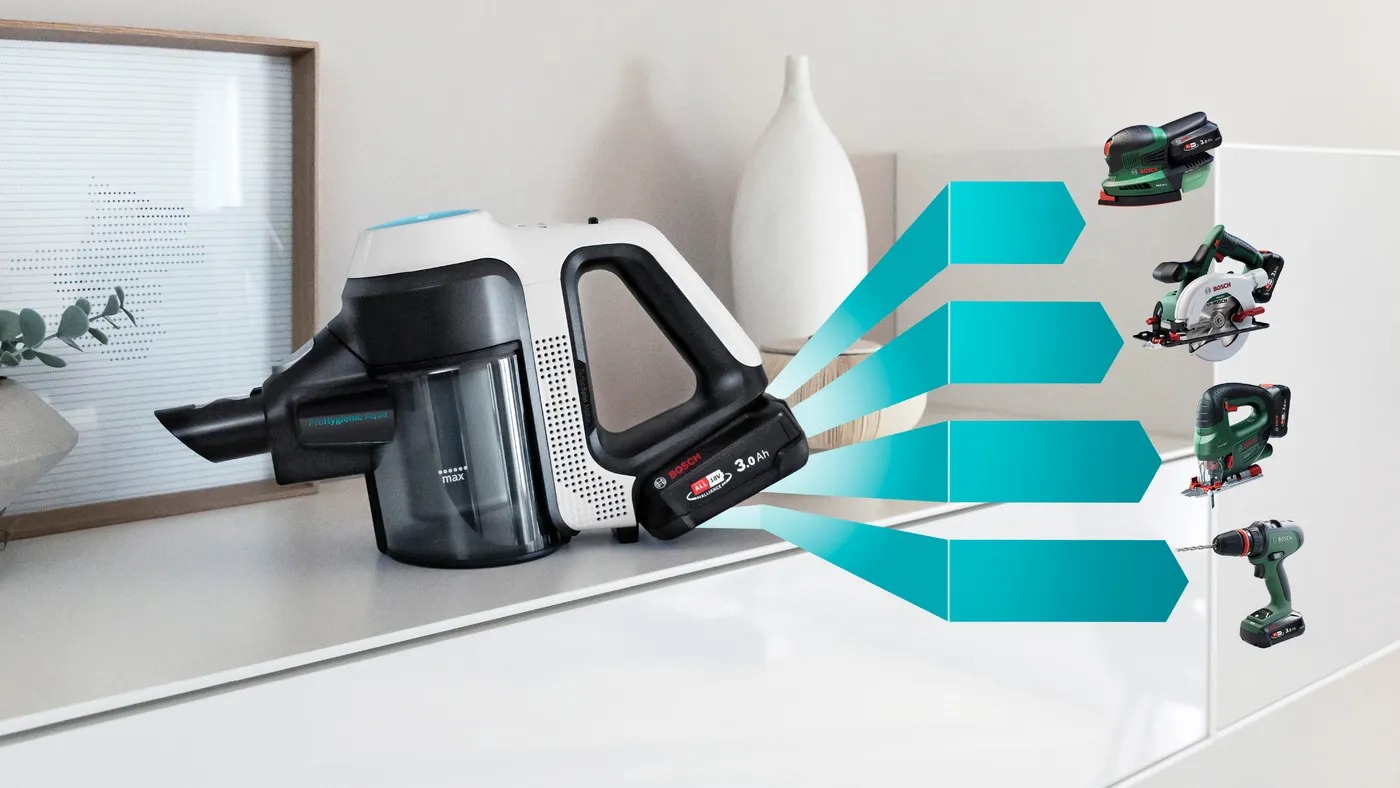 Pin Bosch BCS71HYG3 thuộc hệ thống Power For All Alliance 18V, dễ dàng dùng chung với các thiết bị Bosch khác.