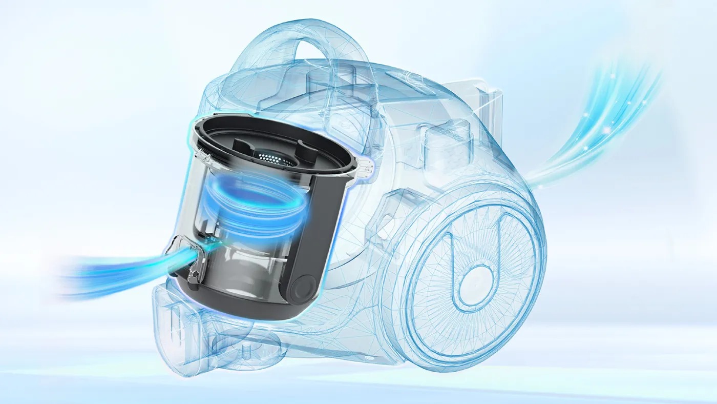 Bosch BGC05AAA2 công suất mạnh 700W, công nghệ hút xoáy AirCycle, dễ dàng làm sạch bụi bẩn mọi ngóc ngách.