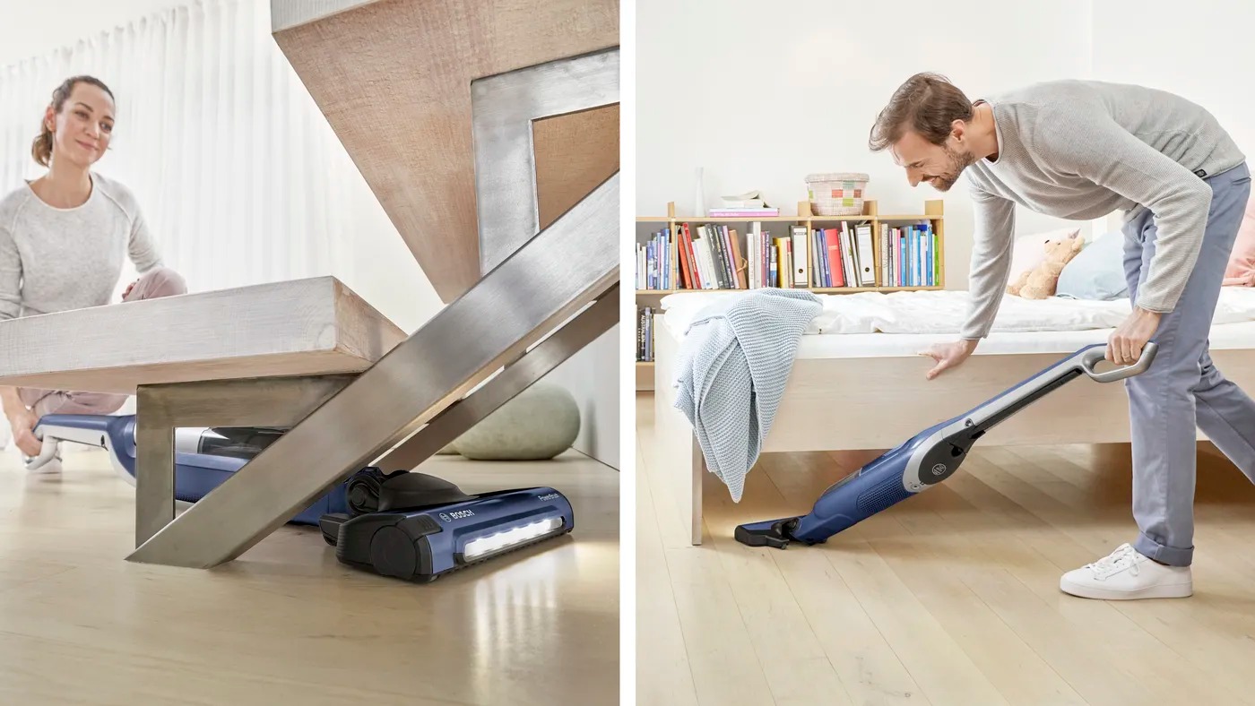 Bosch BCH3K2851 không dây linh hoạt, nhẹ chỉ 3kg, dễ dàng hút bụi mọi góc mà không vướng dây điện.