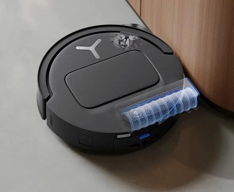 DEEBOT T80 OMNI lau sạch 98% bụi sát mép tường, góc nhà nhờ cảm biến TruEdge và con lăn thông minh.